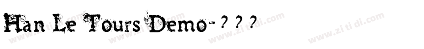 Han Le Tours Demo字体转换